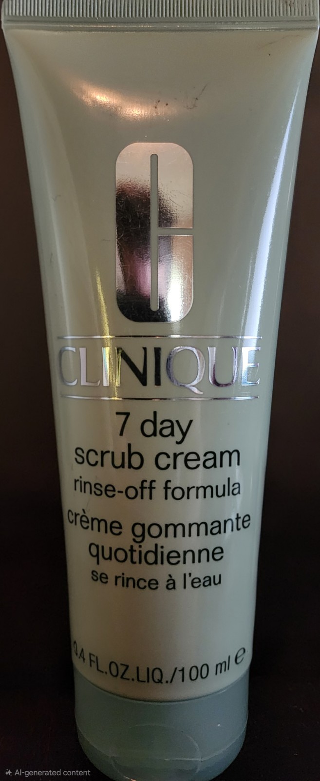 Clinique 7 day Scrub Cream Rinse Off Formula 3.4 oz 