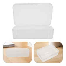 8 PCS Thickened Transparent Plastic Box Storage Clear Boxes Packaging