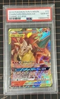 2019 POKEMON SUN & MOON COSMIC ECLIPSE #22 CHARIZARD & BRAIXEN GX PSA 10