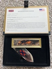 ⭐️CIVIL WAR - COLLECTOR POCKET KNIFE - THE BOMBARDMENT OF FORT SUMTER⭐️