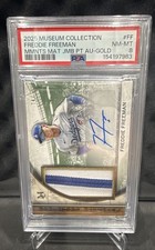 2025 Topps Museum Collection - Jumbo Patch Auto Freddie Freeman #MMJPA-FF  /15 