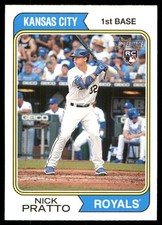 Nick Pratto 2023 Topps Heritage #94 Royals MLB READ FREE SHIPPING AutographDen