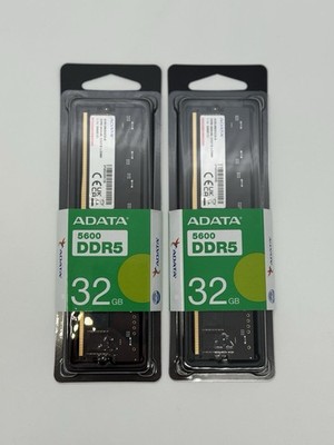 64GB (2x 32GB) ADATA DDR5 5600 RAM U-DIMM (AD5U560032G-S)
