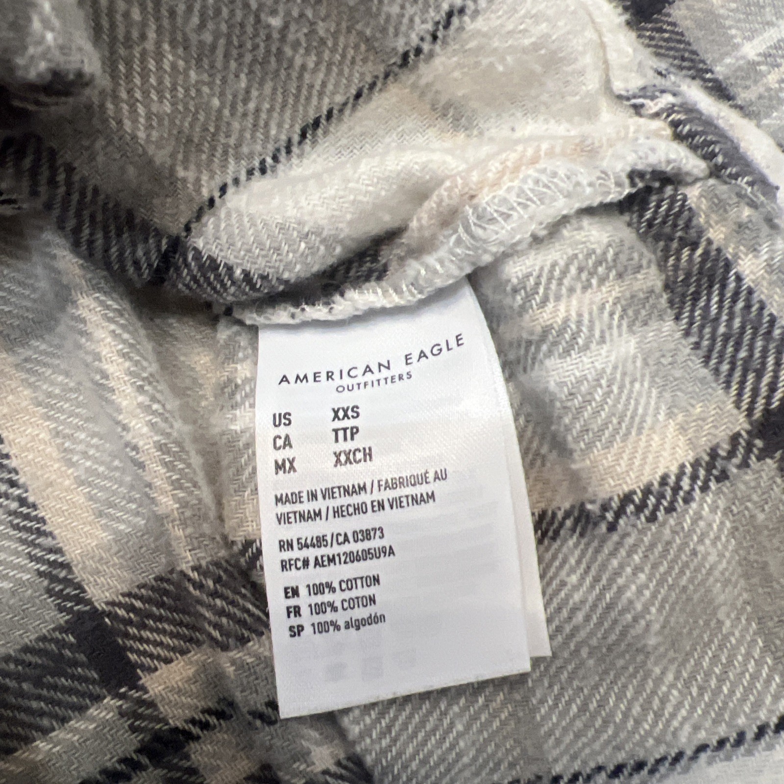 American Eagle Oversized Pullover Flannel Long Sl… - image 6