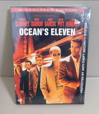 Oceans Eleven 11 DVD, 2002, Widescreen Garcia Roberts  Clooney Snap Case NEW