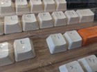 YMDK Double Shot 122 Dyed PBT Shine Through OEM Profile Keycap Carbon