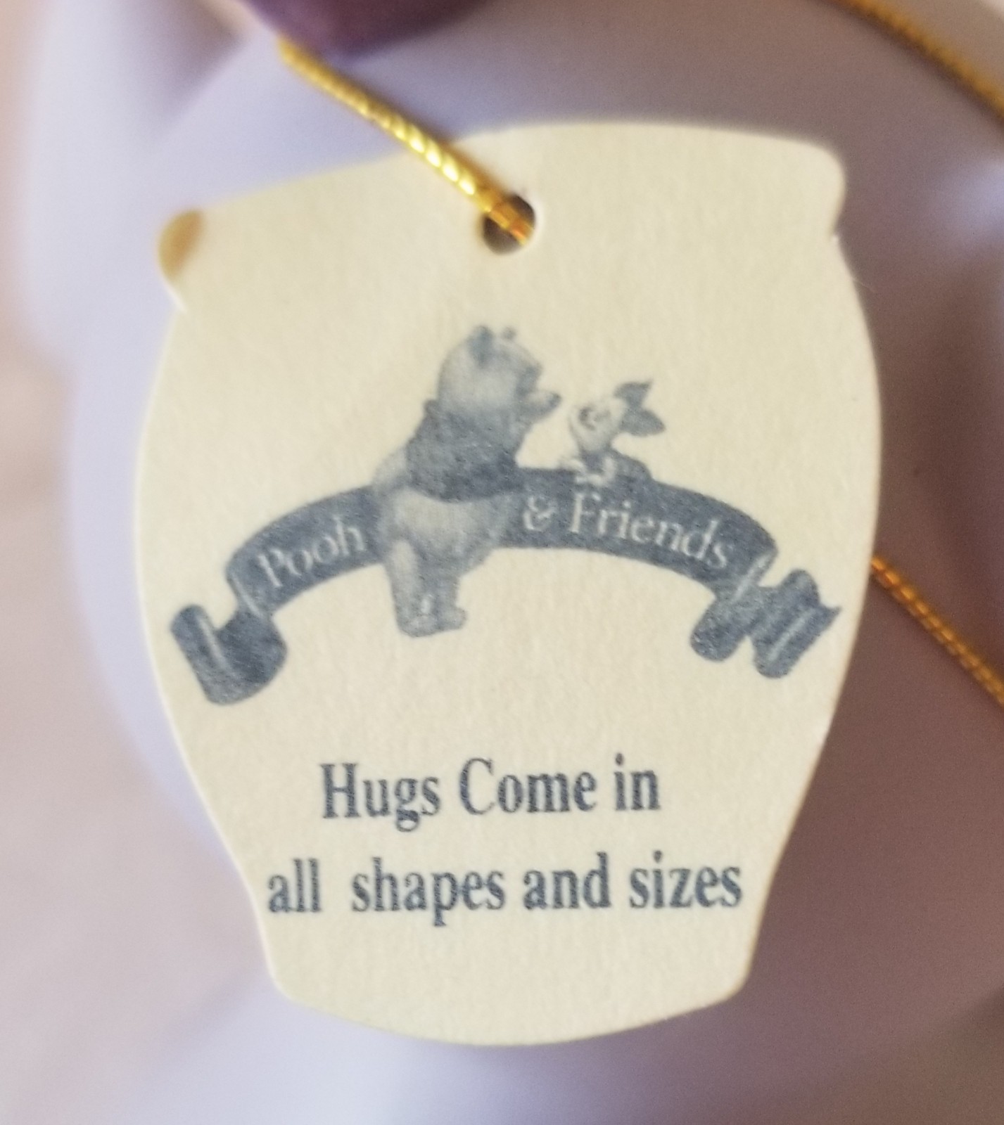 Disney Pooh & Friends Heffalump/Roo hugging porcelain figure NO BOX!!