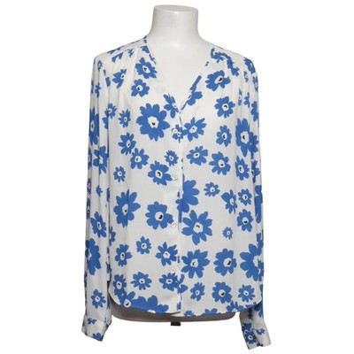 Cabi, Bluse, Größe: L, Blau/Weiß, Polyester, Blumen, Damen #fVk