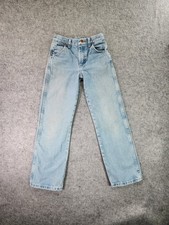 Wrangler Jeans Youth 11 Reg Blue Light Wash Western Straight