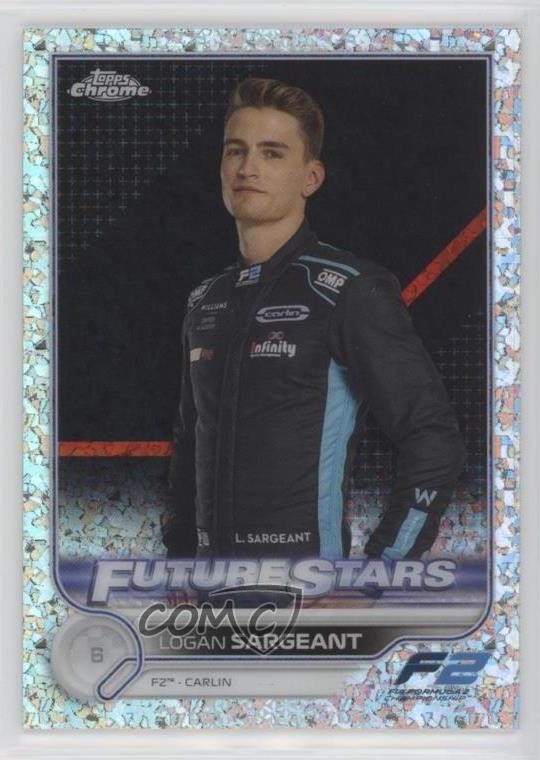 2022 Topps Chrome Formula 1 Mini-Diamond Refractor /299 Logan Sargeant #82 0x1