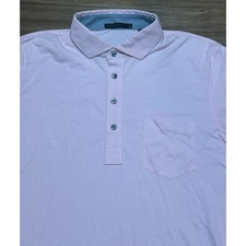 Greyson Roseate Spirit Pink Performance Golf Polo Shirt Men's Sz L