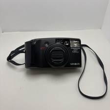 Minolta Freedom Zoom 135 EX 35mm Point  Shoot Camera, Auto Focus, Flash, Black