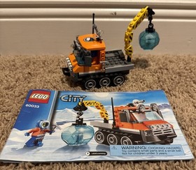LEGO 60033: Arctic Ice Crawler ~ 100% Complete with Manual ~ Retired 2015