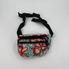 Vintage Floral Fanny Pack Waist Bag Adjustable Belt Zip Pouch