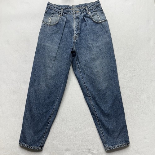 Jeans holgados franceses de mezclilla japonesa Edwin vintage W31 L29 hechos en Japón - Imagen 5 de 12