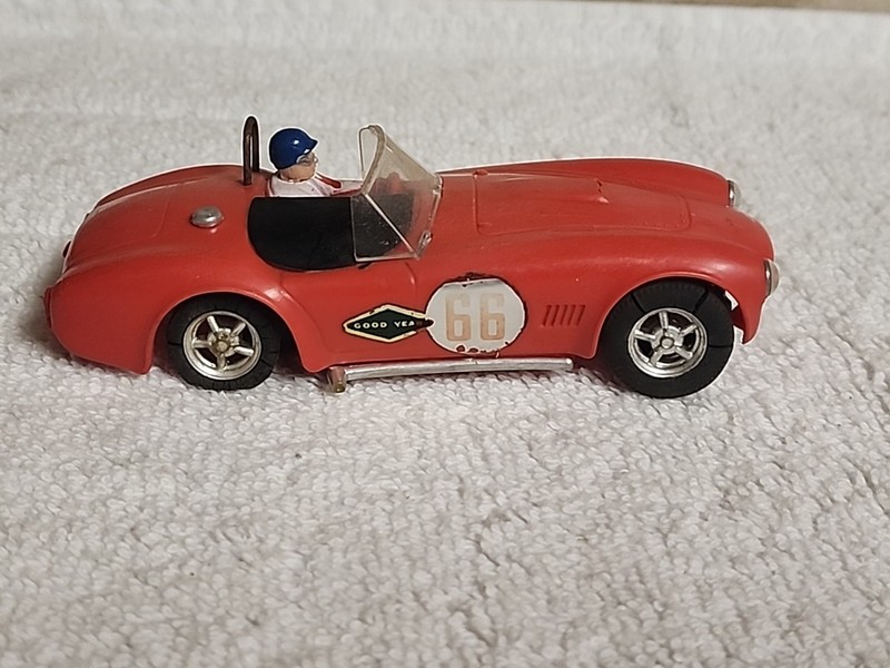 Vintage Triang Scalextric 1/32 Scale C78 AC Cobra #66 Slot Car 