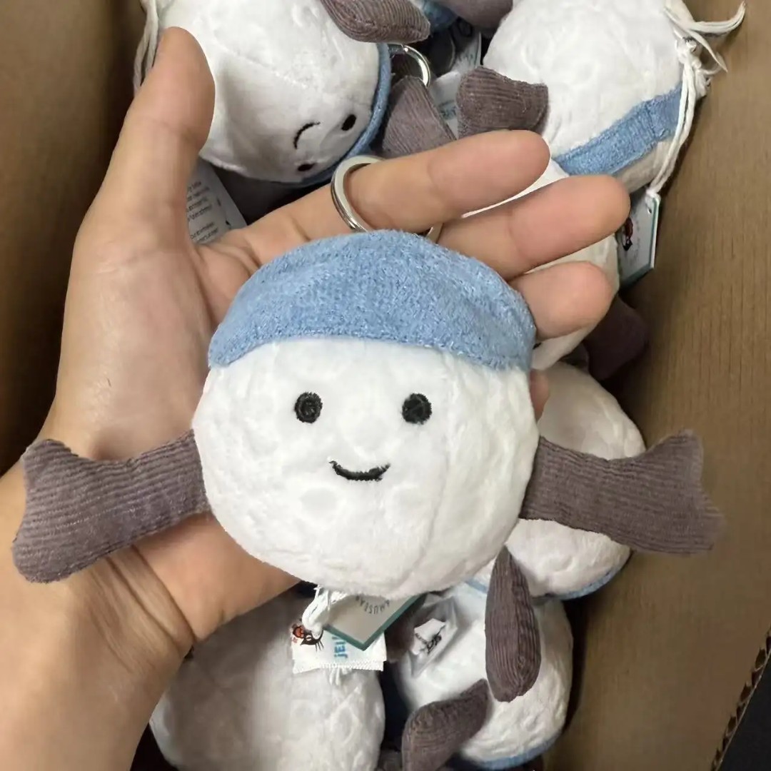  Jellycat Inspired  Golf ball Charm Clip NWT Best Gift For Kids Birthday Gift