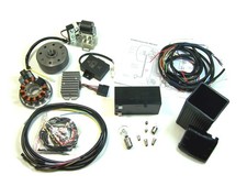 Umrüstsatz elektro. Zündung AWO Touren, inkl. Batterie 12 V, Glühbirnen u. Kabe