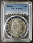 1884 O $1 Morgan Silver Dollar PCGS MS63