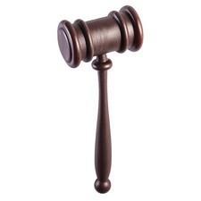 Rubie's Plastic Judge's Gavel, Brown, Adult