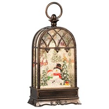 Snow Globe Christmas with Snowman, Lighted Christmas Snow Globes with Timer, ...