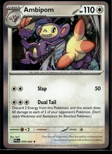 Ambipom 079/094 Rare Phantasmal Flames Pokemon Holo NM  B10G10