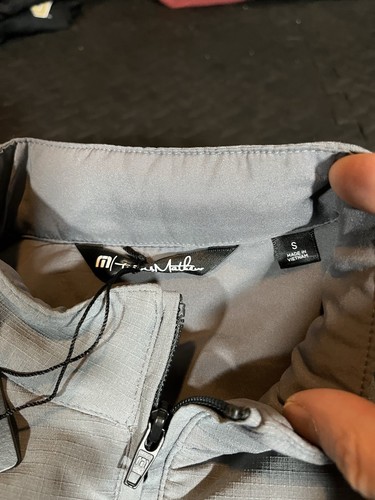 Travis Mathew Golf Jameson Whiskey Mens S Cold Bay Vest Gray Ripstop TM1MW453 - Picture 5 of 10
