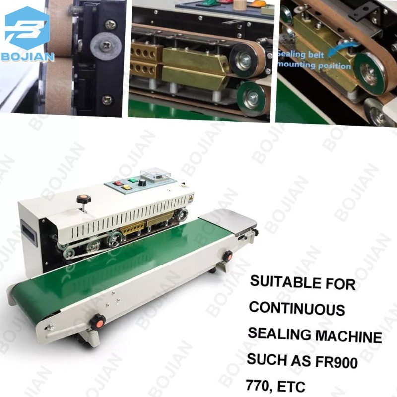Continuity Label Polytef PTFE Belt for Continuous Sealing Machine Plastic Band Film Bag ...