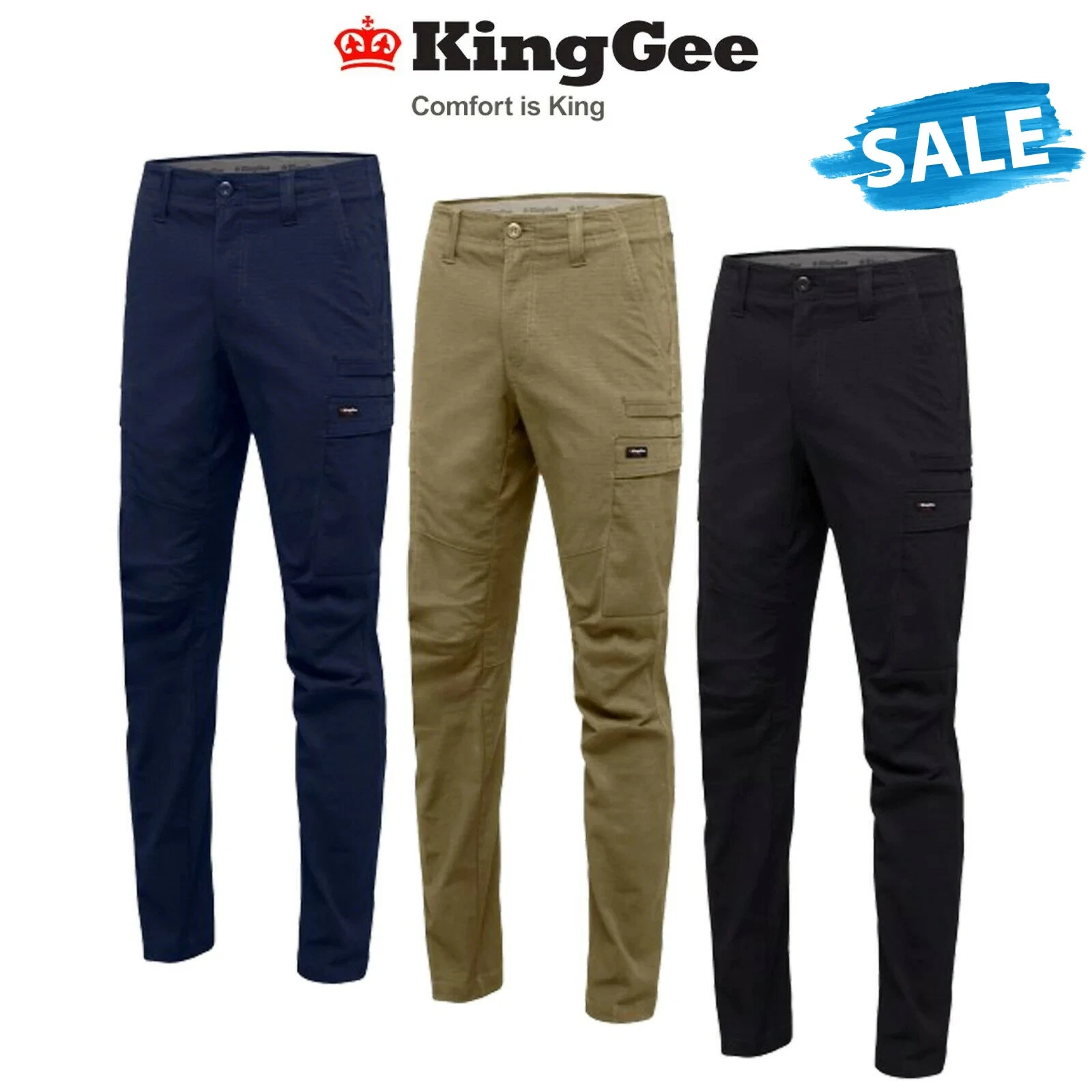 SALE KingGee Workcool Pro Pant Pants King Gee Comfort Stretch Ripstop K13026