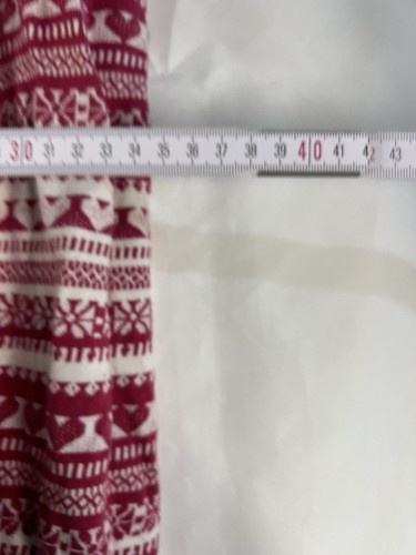 Fat Face Pyjama Bottoms Women’s Size 10 Red COTTON Stripe Sparkle Pants Lounge - Picture 3 of 13