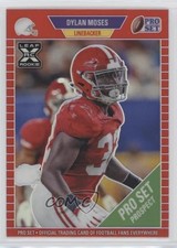 2021 Leaf Pro Set Metal Red Rainbow /100 Dylan Moses #24 2qw