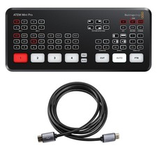 Blackmagic Design ATEM Mini Pro HDMI Live Stream Switcher, Bundle with Gold Seri