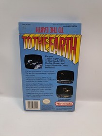 TO THE EARTH Nintendo NES Boxed Complete CIB Box Game