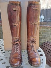 WW1 British Army Officers Cavalry boots