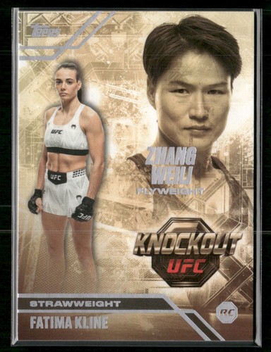 Zhang Weili / Fatima Kline 2026 Topps Knockout UFC Octagon Successors #OS-27