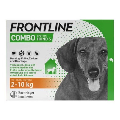 FRONTLINE COMBO gegen Zecken, Flöhe bei Hunden S (2 -10 kg) · 3 St · PZN 1755857