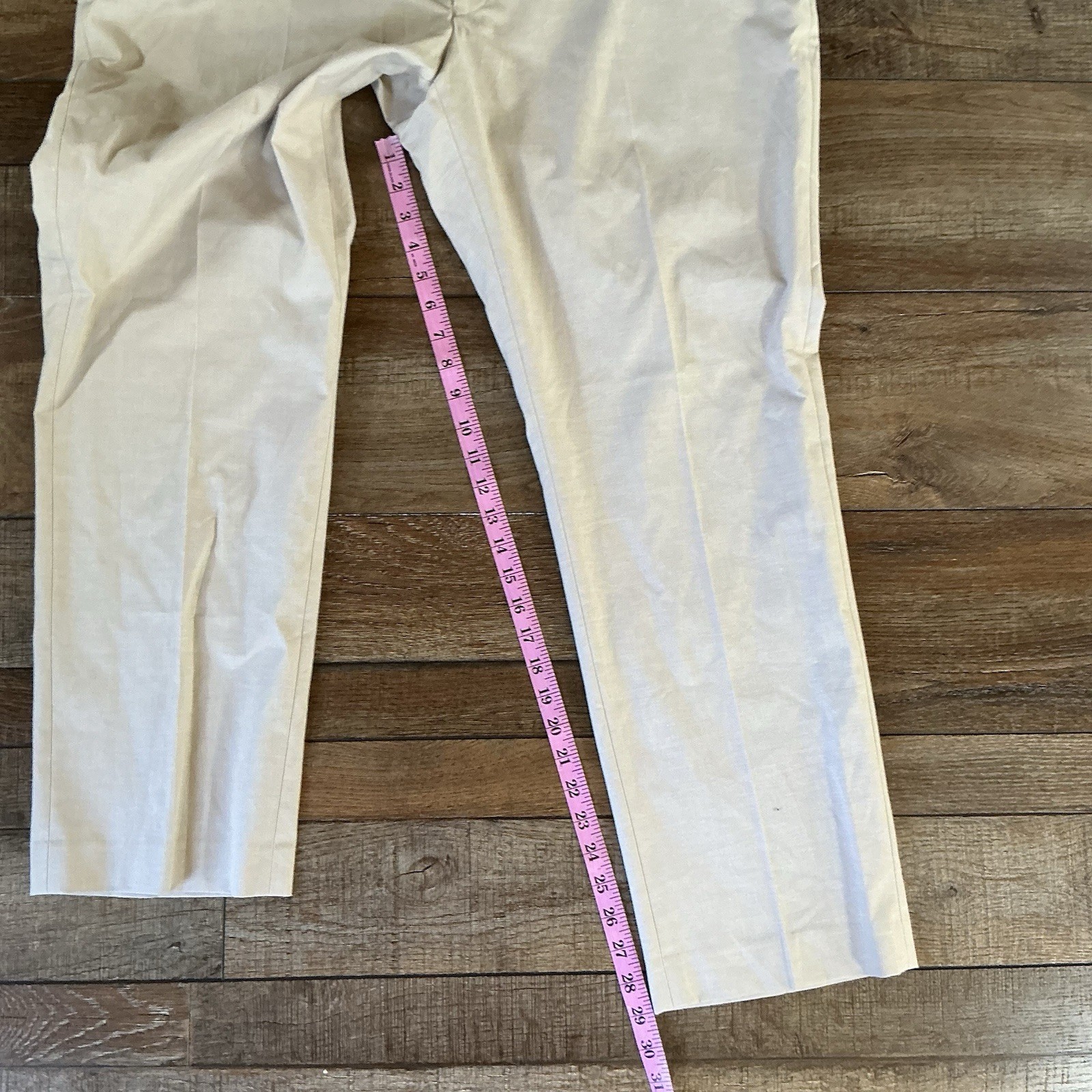 NWT Tommy Hilfiger TH Flex Dress Pants Men's 42x30 Tan Stretch $135 MSRP #32B6 thumbnail 2