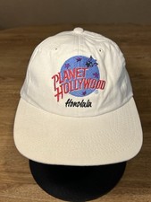 Vintage 90 s Planet Hollywood Honolulu SnapBack Hat Cotton Canvas Great Shape