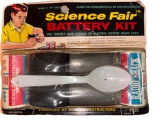  SUPER RARE  RADIO SHACK SCIENCE FAIR BATTERY...