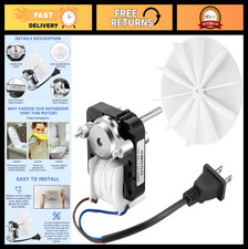 Universal Bathroom Vent Fan Motor Kit - 50 CFM, 120V Replacement for NuTone, Fit