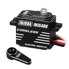 INJORA INJS480 Coreless Micro Servo with Servo Horn for 1/24 Axial SCX24 RC C...