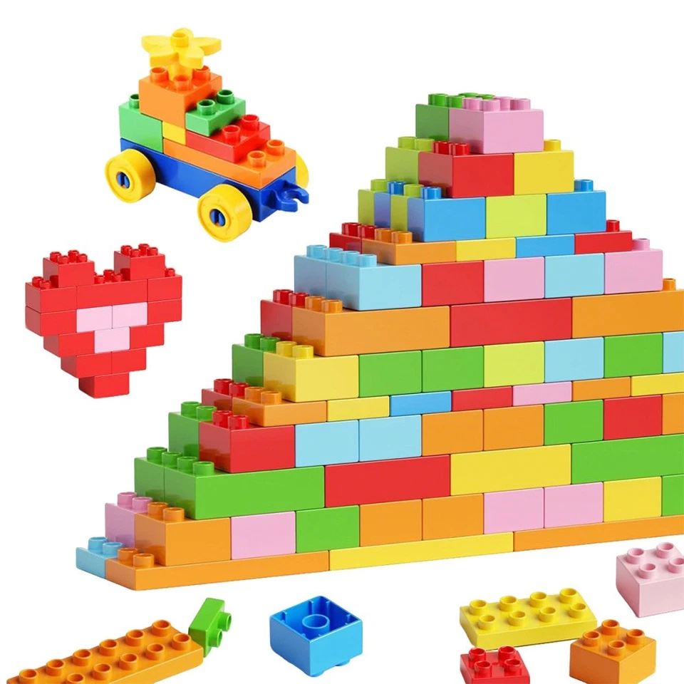 240 Stk Groß Bausteine Set ab 3+ Jahre Kompatibel mit Duplo Steine Klassische DE - Bild 4 von 4