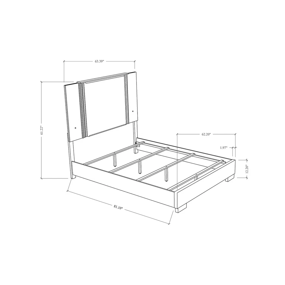 Annie Black 4-Piece Twin Bedroom Set | Stylish & Durable Furniture - Изображение 3 из 4