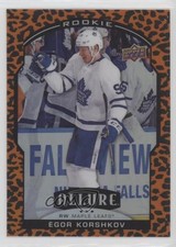 2020-21 Upper Deck Allure Rookie Leopard Egor Korshkov #85 0b3