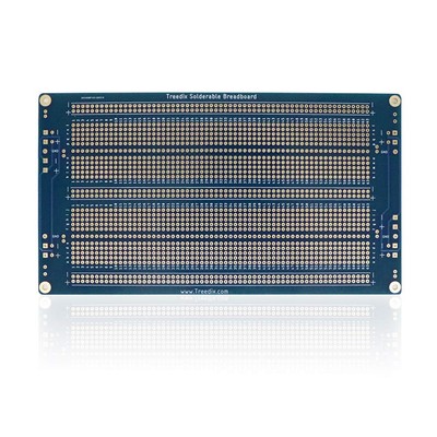 Treedix 1PC Large PCB Solderable BreadBoard Prototype Shield Board Double Sid...