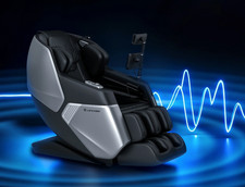 Lifevibe Prime vibro-akoestische therapie 3D-massagestoel, zwart, VAT SonicWave