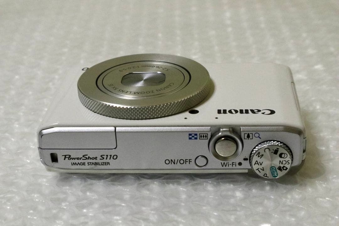 Canon PowerShot S110 Silver 12.1MP 5x Compact Digital Camera Good