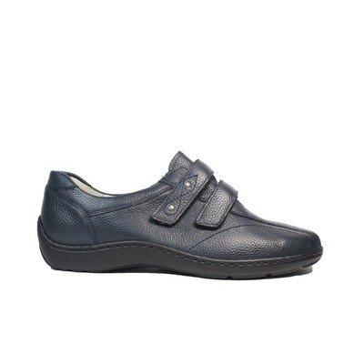 Waldläufer Henni 496301 172 002 Ocean Leder Damen Rip Tape Schuhe