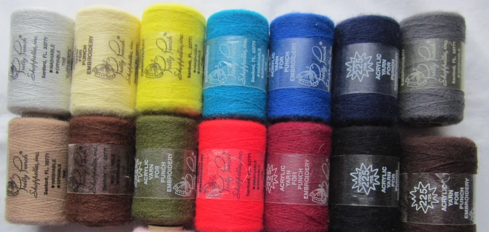 Pretty Punch Shoppettes Embroidery Yarn ~ Lot of 14 Mixed Colors - Image 2 of 2
