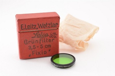[Mint in Box] Leica Ernst Leitz Wetzlar Fixio Green  Filter Accessory From Japan